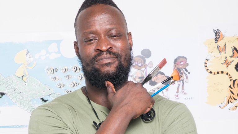 Children's illustrator Dapo Adeola