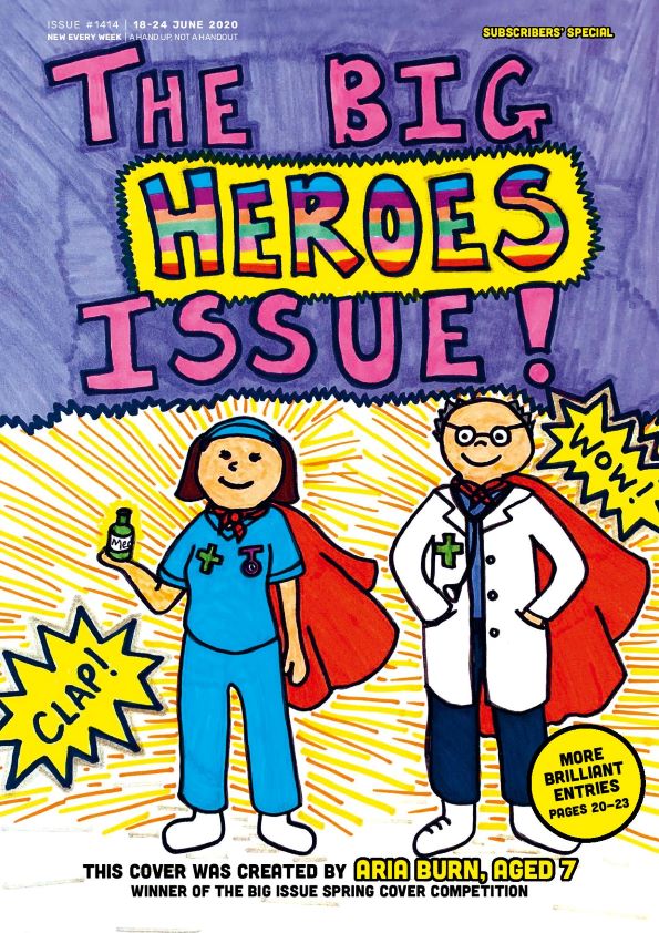 Our Big Issue cover star draws her heroes