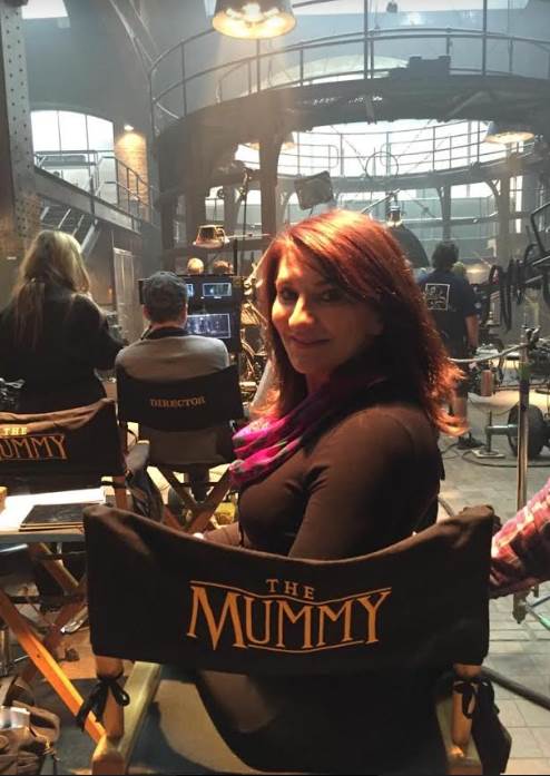 Lizzie Yanni-Georgiou on The Mummy set