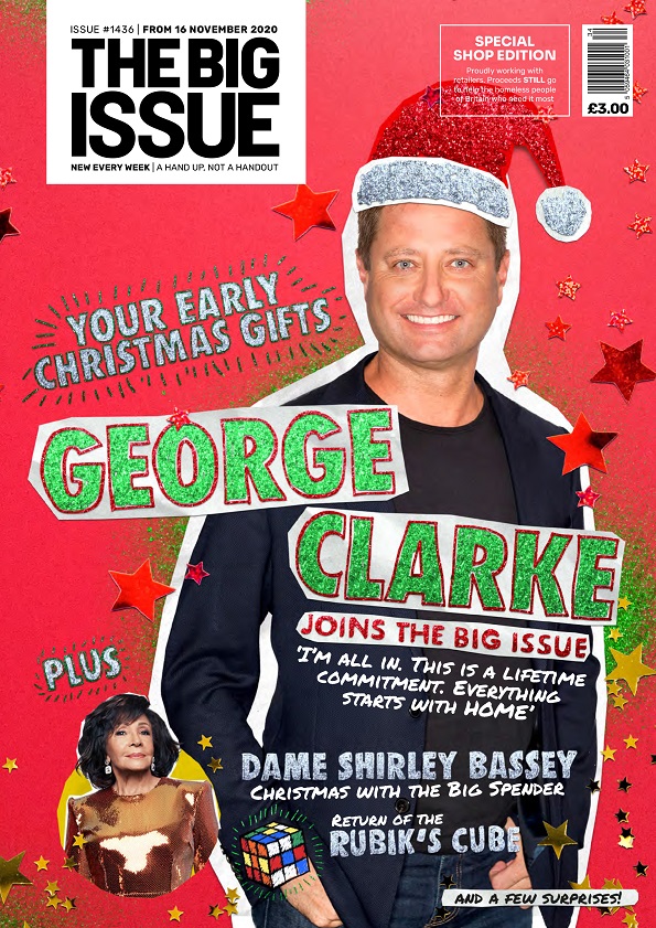 George Clarke’s ‘all in’ with The Big Issue