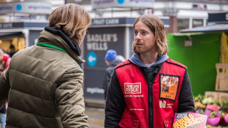 Luke Treadaway stars in A Christmas Gift from Bob