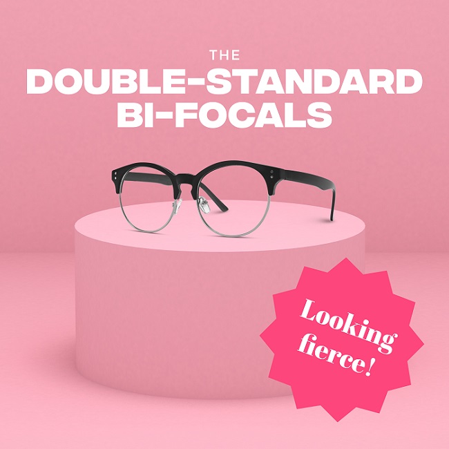Double Standard Bifocals are intended to spot gender inequality in the workplace