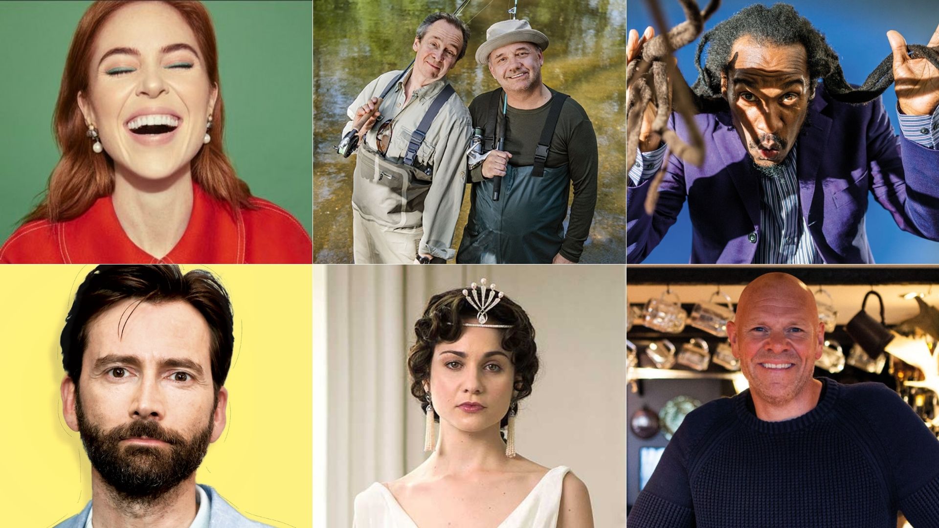 Looking ahead to 2021 with Angela Scanlon, Bob Mortimer and Paul Whitehouse, Benjamin Zephaniah, David Tennant, Tuppence Middleton, Tom Kerridge