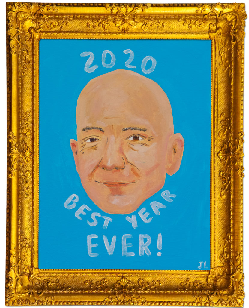 Jeff Bezos by Joe Lycett