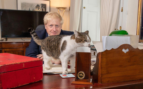 Boris Johnson's desk
