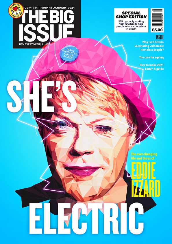 She’s Electric: Eddie Izzard is running to the rescue