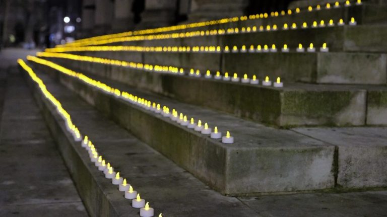 Homeless deaths tribute London