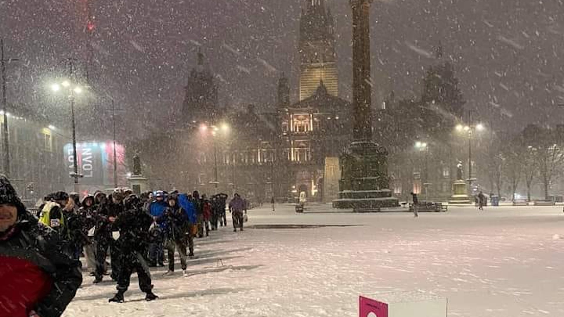 Glasgow soup kitchen queue