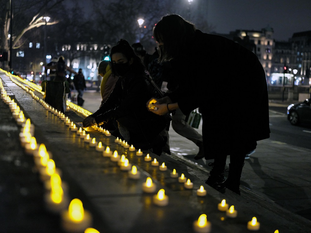 Homeless deaths tribute London