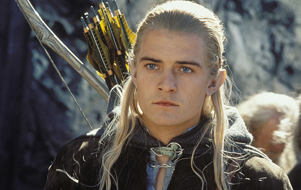 2002: Orlando Bloom in his breakthrough role as Legolas in The Two Towers, the second in the Lord of the Rings trilogy