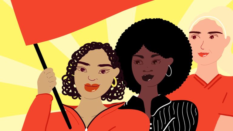 An illustration for International Women's Day