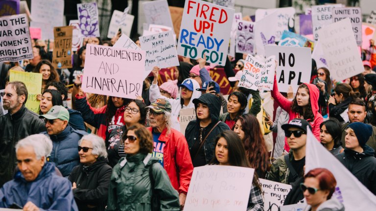 International Women's Day March in LA, 2017