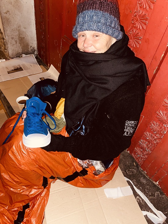 Laraine McHendrie-Décarie sleeping rough