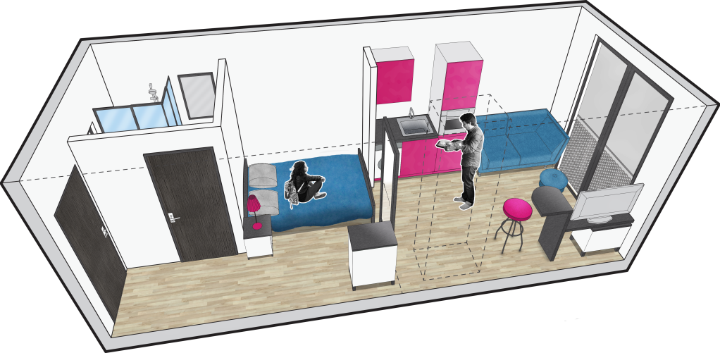 What the modular homes Centrepoint are providing will look like. Image credit: Centrepoint