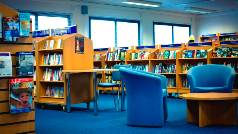 Libraries are often referred to as “the last safety net”. Image credit: Thamesmead Library / Flickr