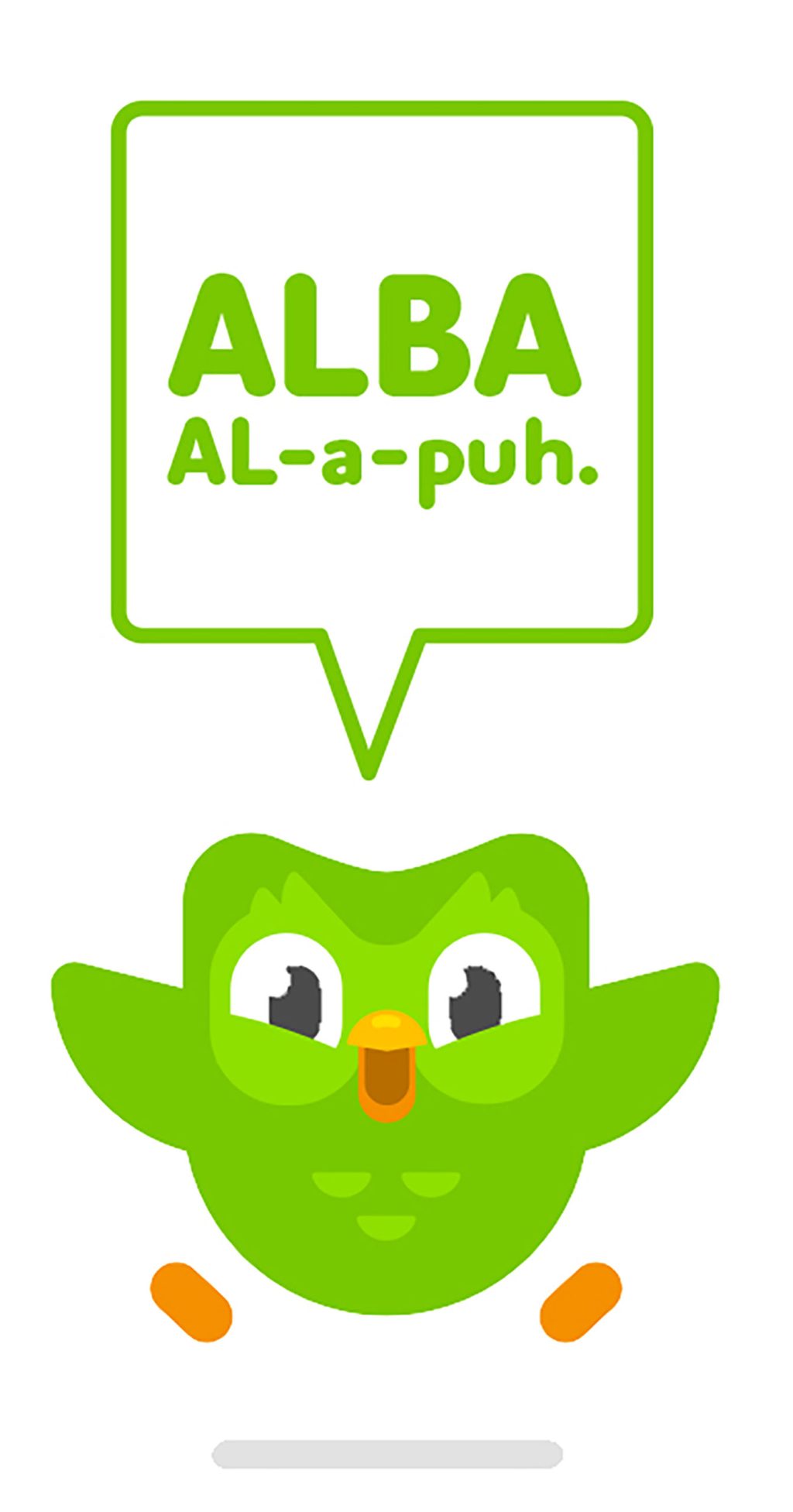 Duolingo Alba character