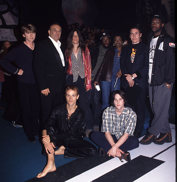 1996:With fellow Later...with Jools Holland guests after performing with Angelo Badelamenti.