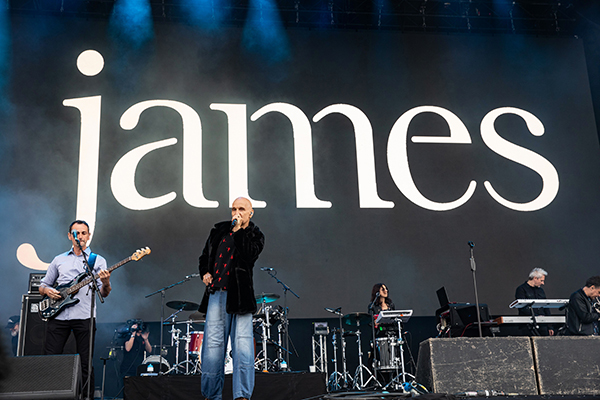 2019: Performing with James at Isle of Wight festival