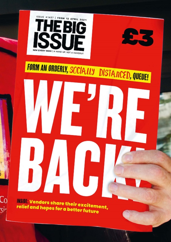 Big Issue vendors are back!