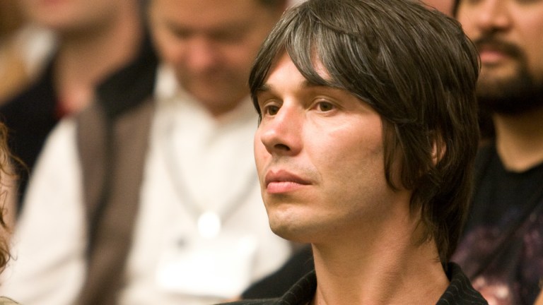 Professor Brian Cox at the Science Foo Camp in 2008