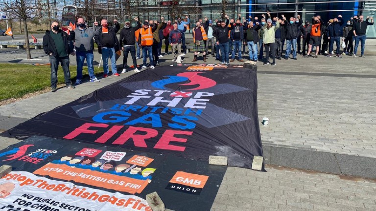 fire and rehire British Gas strike