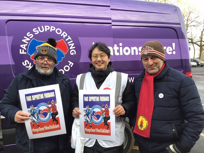 Fans Supporting Foodbanks