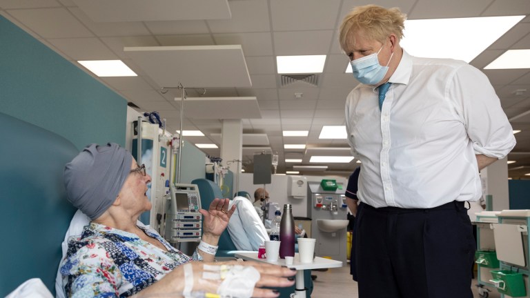 Prime Minister Boris Johnson visits Colchester Hospital