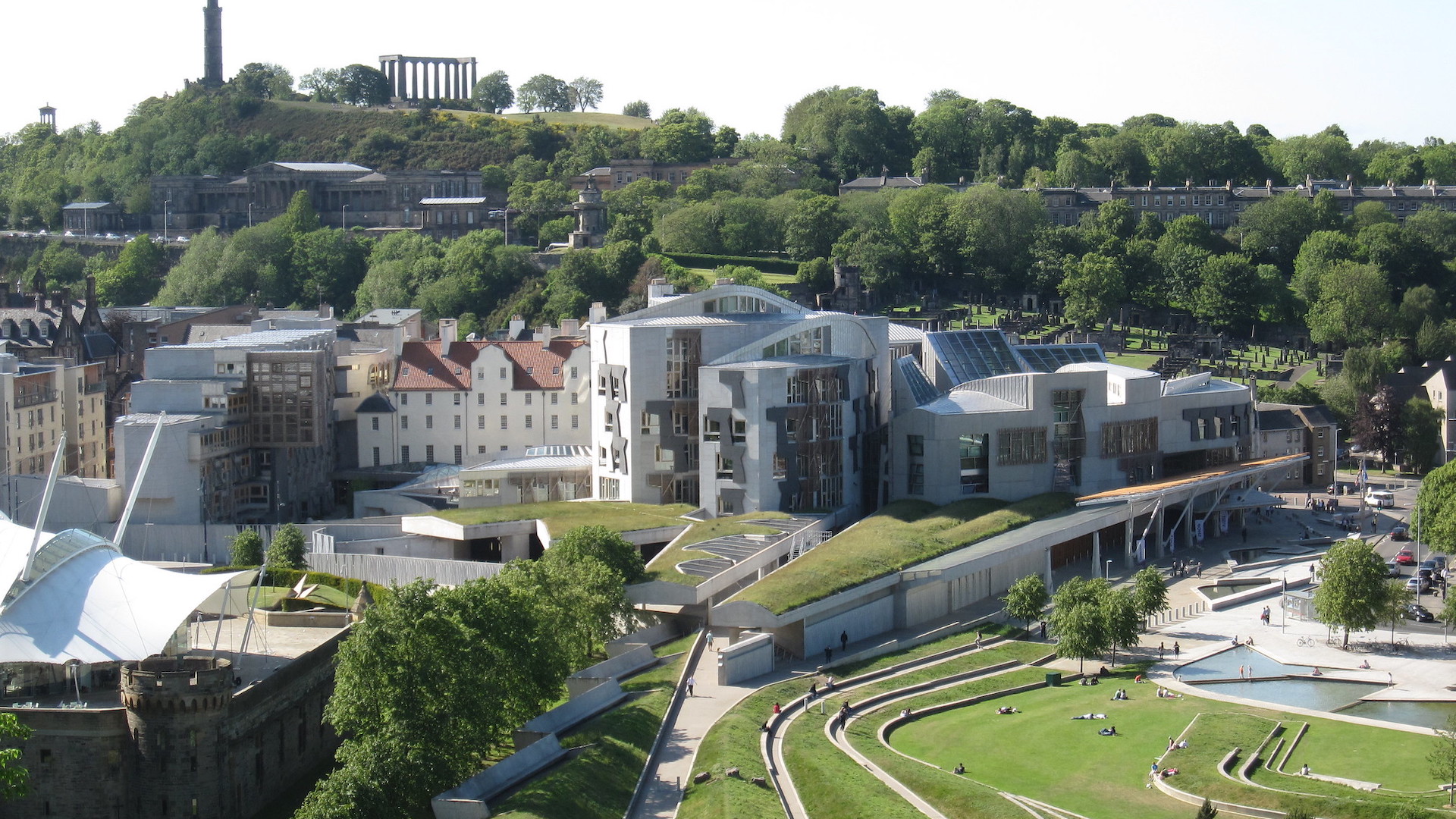 The Scottish Parliament in Edinburgh. Almost a quarter of children in Scotland were living poverty before the pandemic.