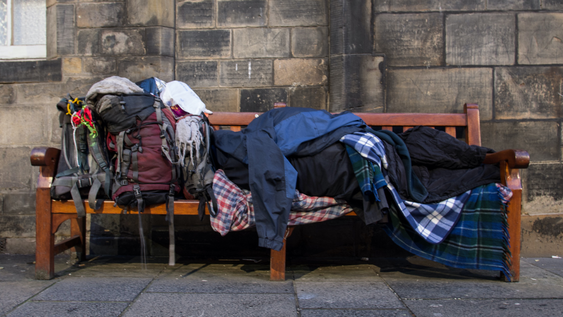 Before the pandemic more than 700 people were sleeping rough per night in Scotland. homelessness