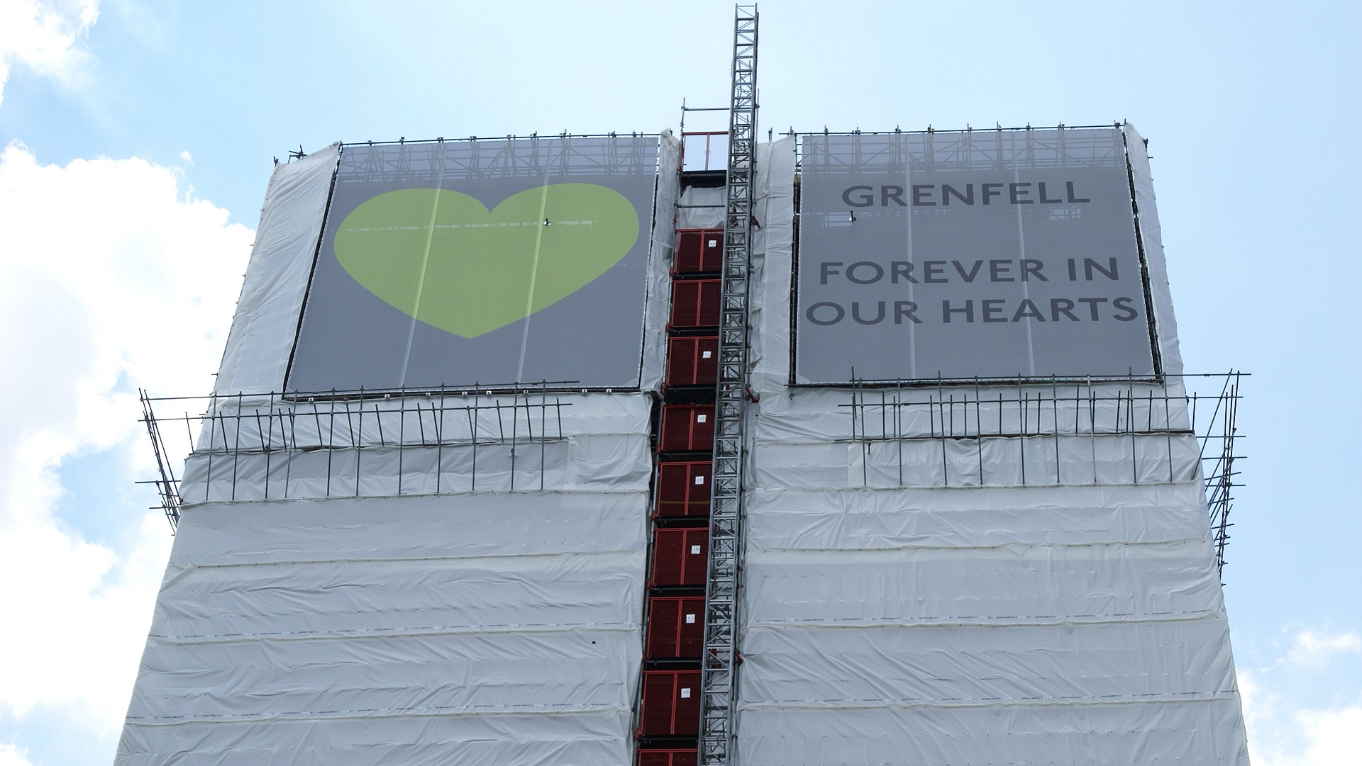 cladding at Grenfell Tower