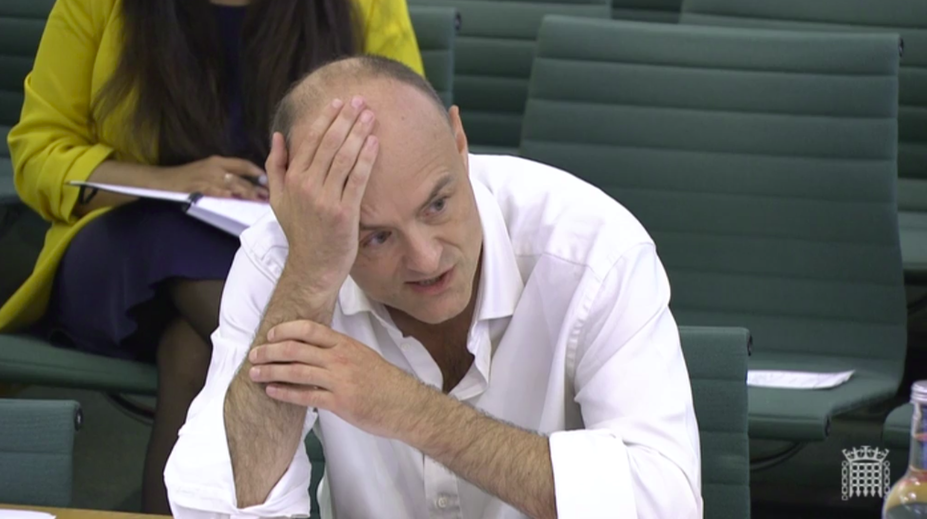 Dominic Cummings appears before the joint select committees leading a Covid inquiry