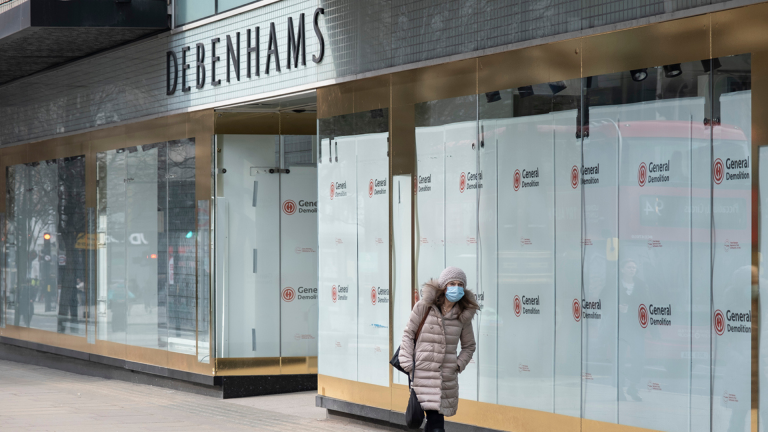 200-year-old Debenhams was just one causality of the high street. Image credit: Mike Kemp/In Pictures via Getty Images
