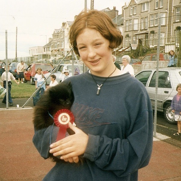 Northern Irish girl with Ted haircut