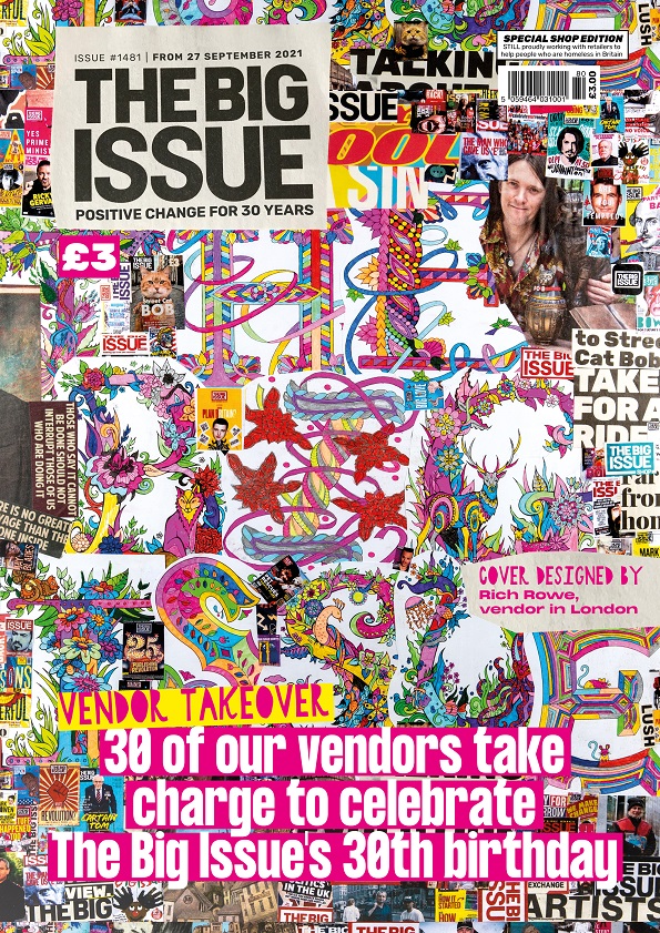 Big Issue vendors take over the magazine!