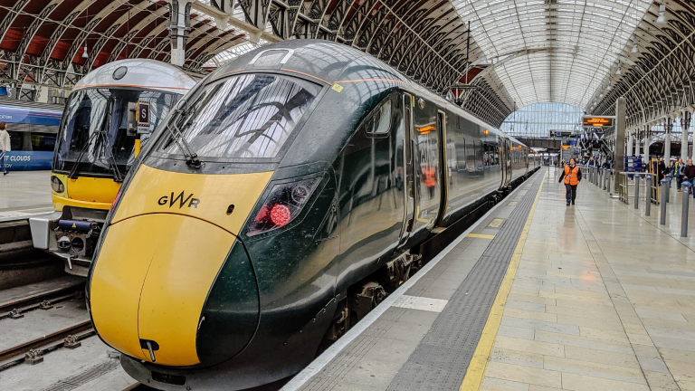 Great Western Railway train at Paddington Station