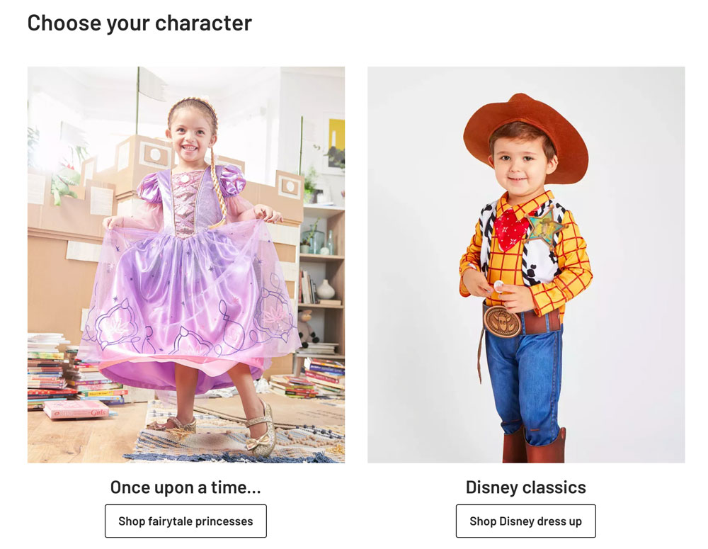 Halloween 2021: Argos reinforce gender roles