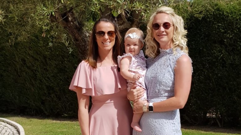 IVF equality campaigners Stacey Pearson and Danielle Beazer