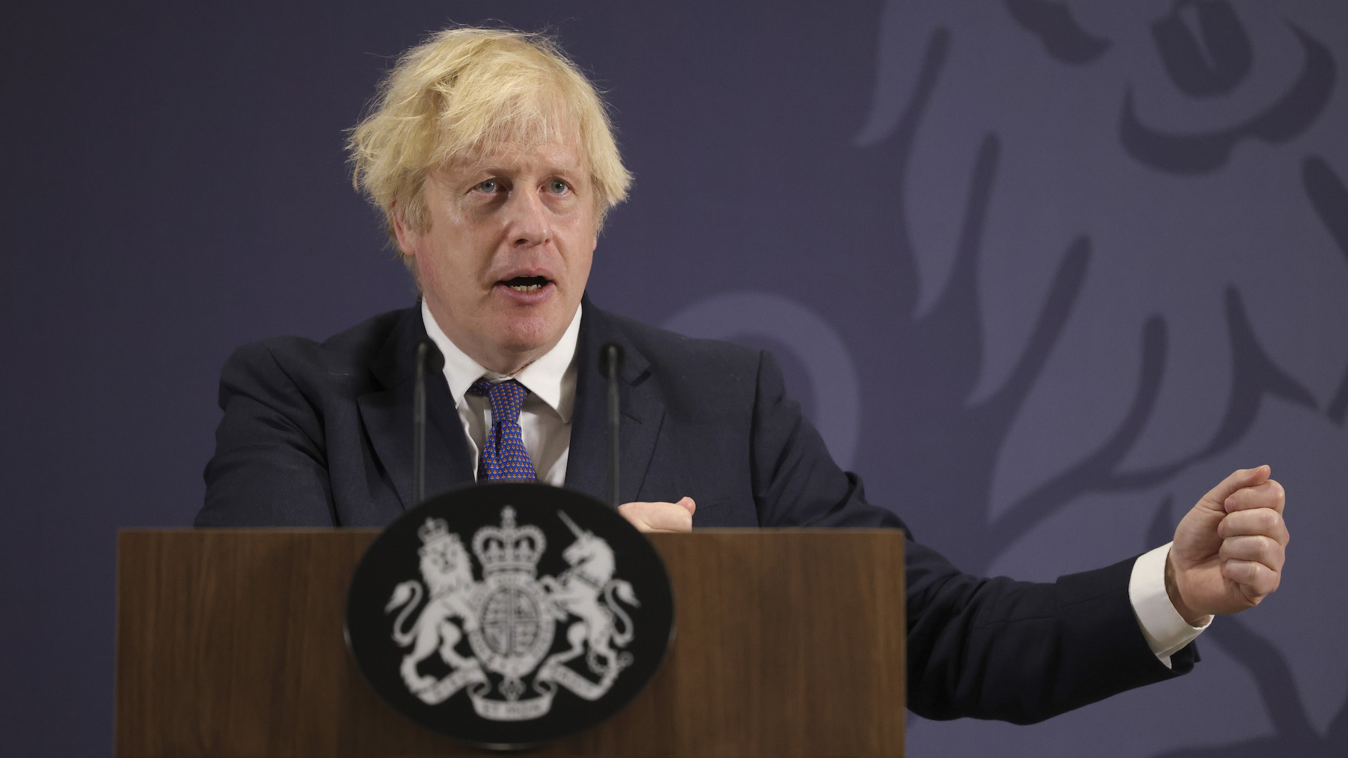 boris johnson gives a levelling up speech