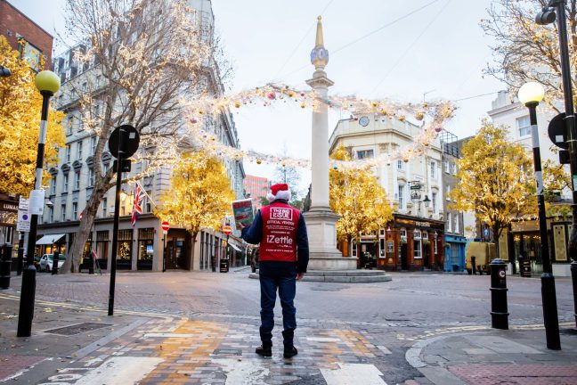 Big Issue Vendor Hugh