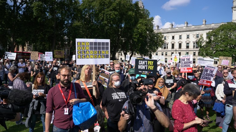 cladding protest