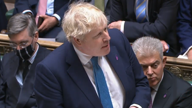 PMQs, Boris Johnson