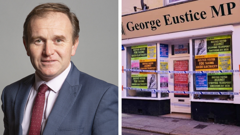 george eustice, insulate britain