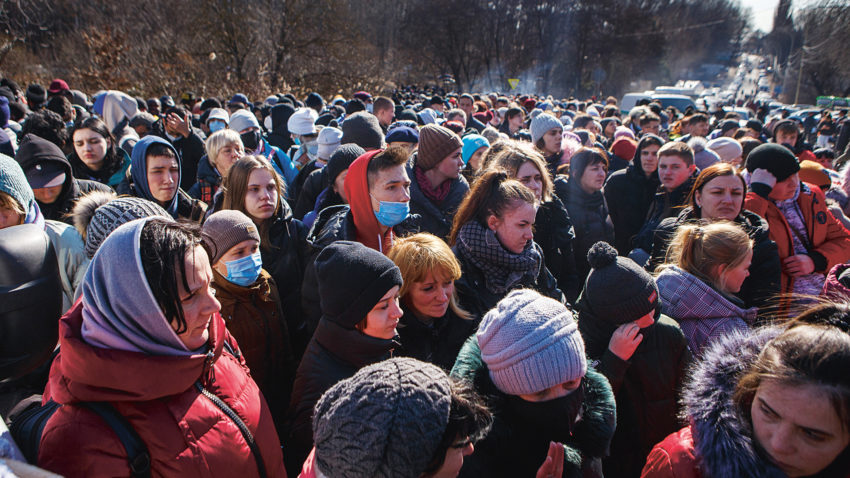 Ukraine homeless