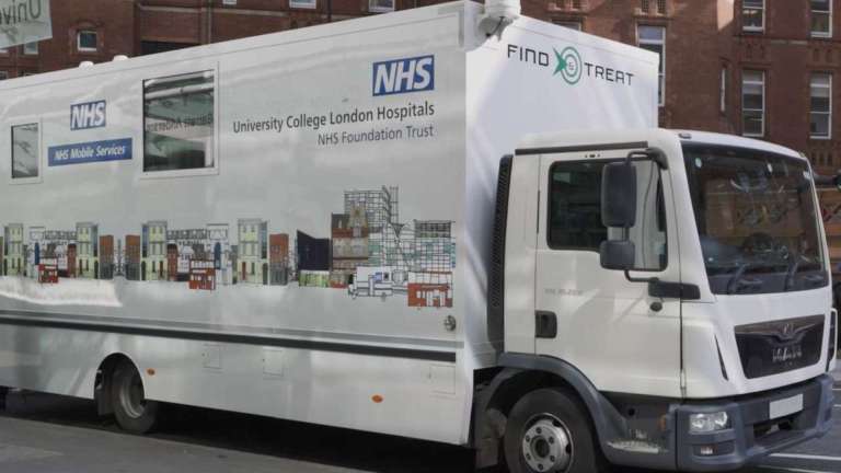 'Find and Treat' van helping thousands of vulnerable Londoners gets upgrade for mobile diagnosis.