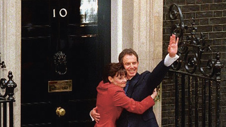 Tony and Cherie Blair