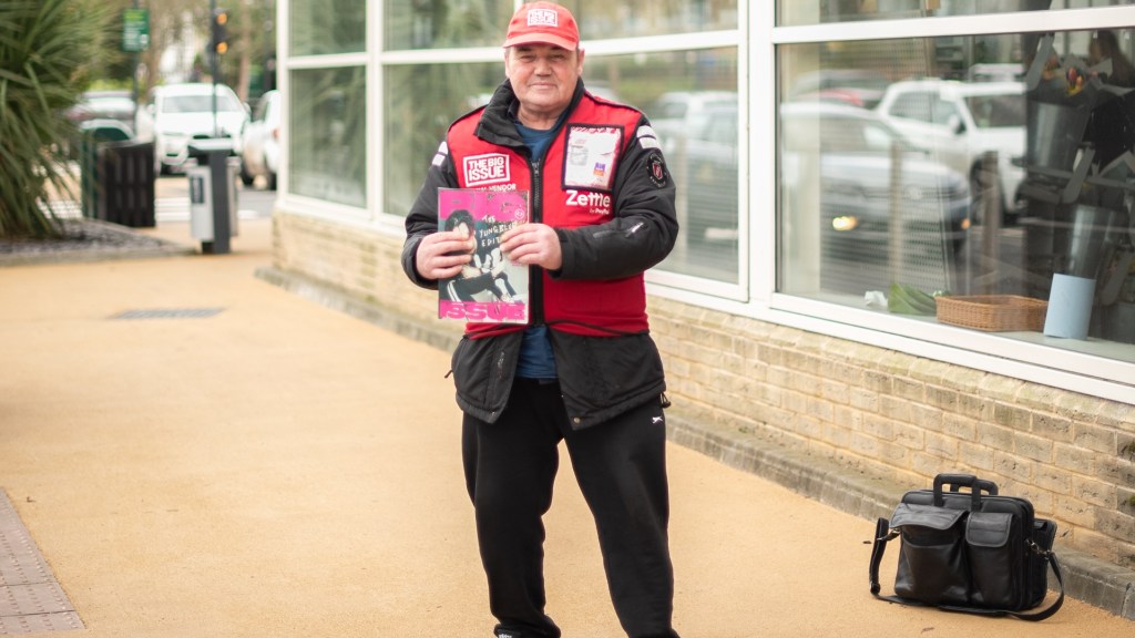 Big Issue vendor Gary aka Coz