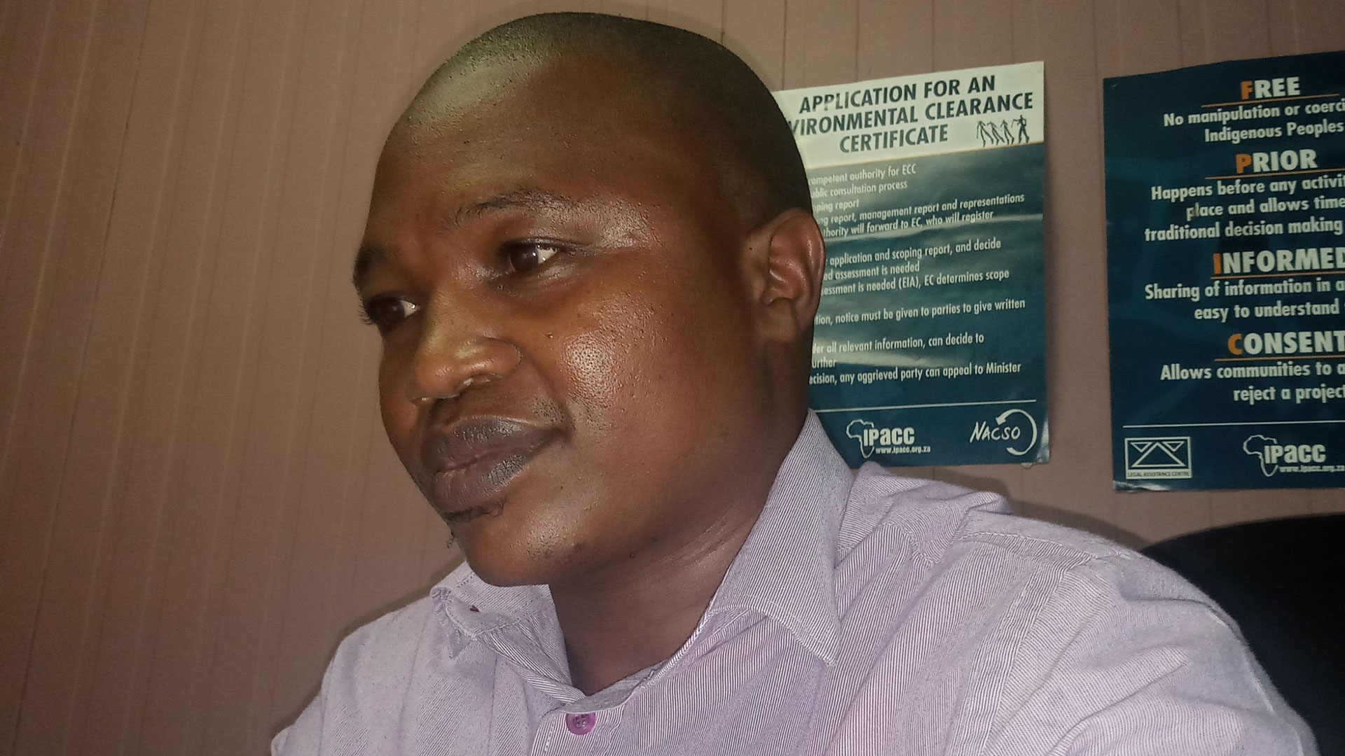 Environmental activist Gakemotho Satau