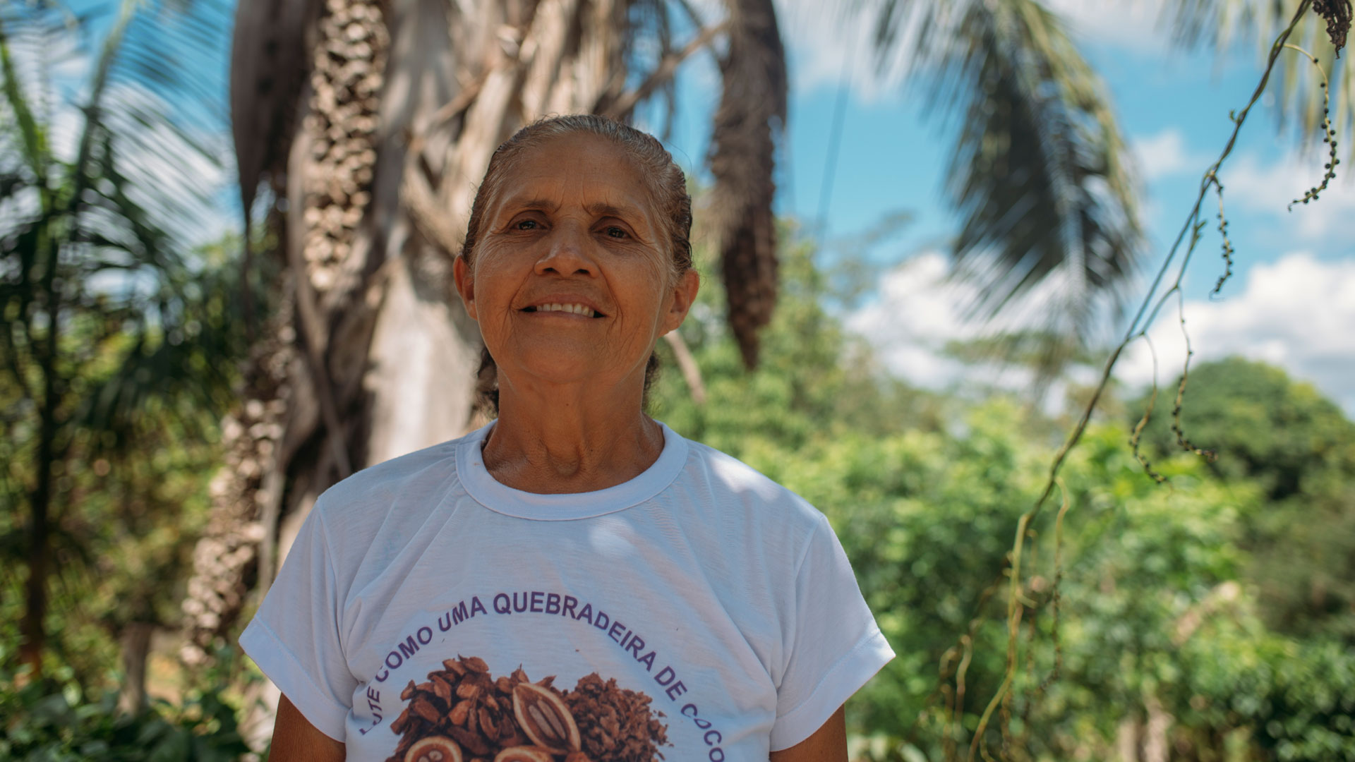 Earth Day - Maria Alaídes Alves de Souza is the coordinator of the Babaçu Coconut Breakers Movement