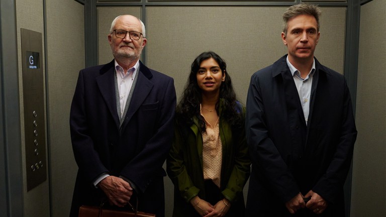 Jim Broadbent, Hiftu Quasem and Jack Davenport in Ten Percent