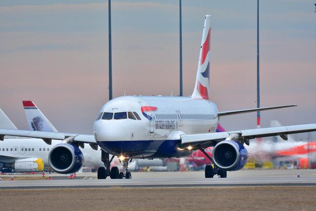 Aeroplane on runway